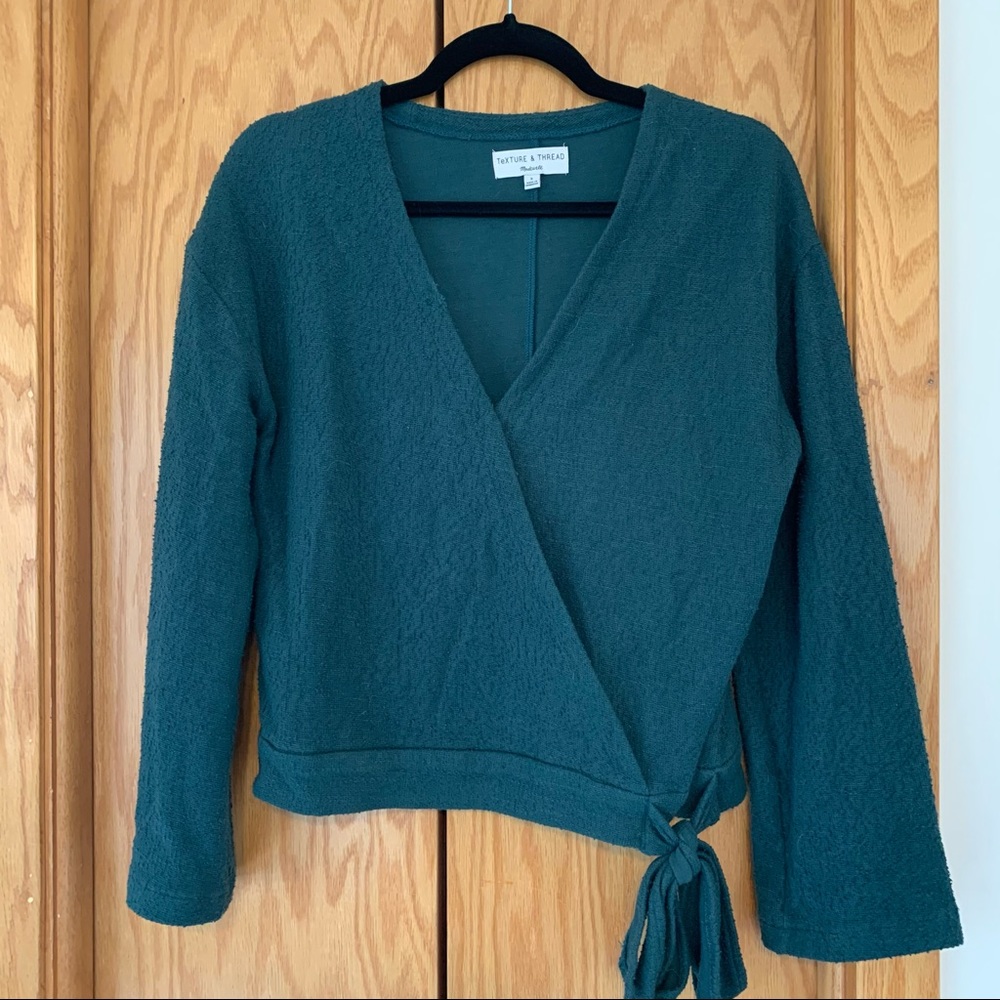 Madewell Emerald Wrap Top